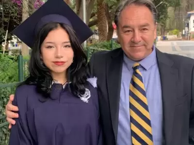 Matilda Lily y su pap Pablo Lpez