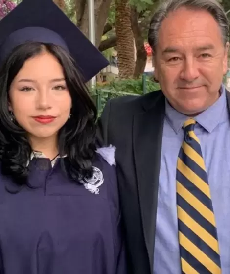 Matilda Lily y su pap Pablo Lpez