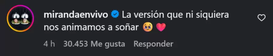 La reaccin de los Miranda! a la interpretacin de Dua Lipa de "Tu misterioso alguien".