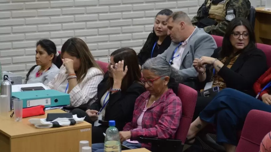 Marcela Acuña en el juicio por jurados por el femicidio y desaparición de Cecilia Strzyzowski