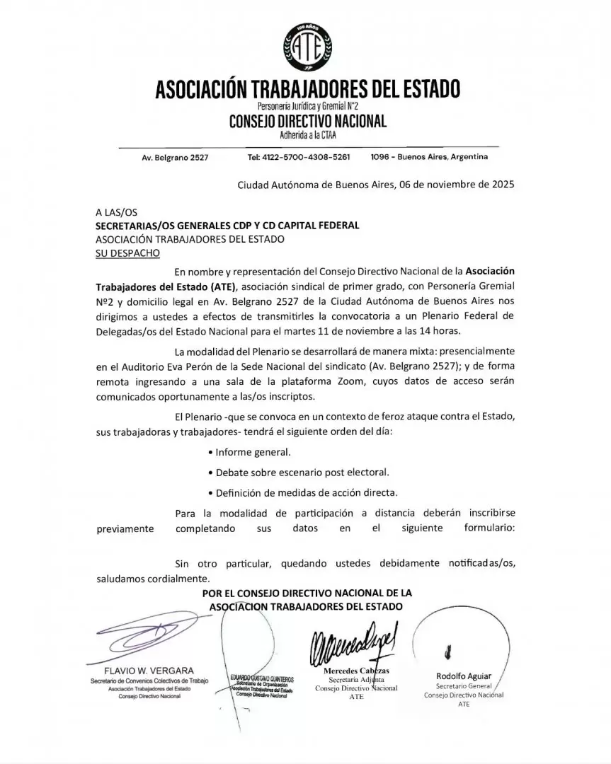 ATE se organiza ante la reforma laboral