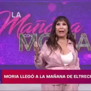 Humor, besos y rating: Moria Casn madrug, debut en El Trece y le puso glamour al caf con leche