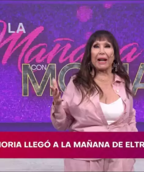 Moria Casn debut como conductora en la pantalla de El Trece.