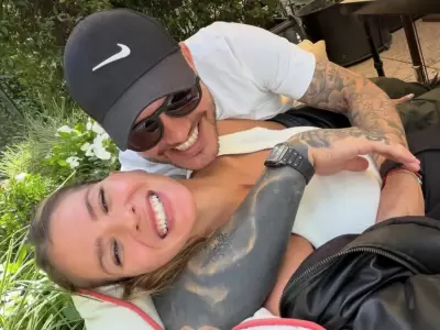 Mauro Icardi y la China Surez ya estn en el pas