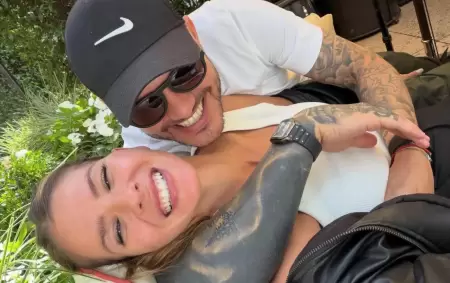 Mauro Icardi y la China Surez ya estn en el pas