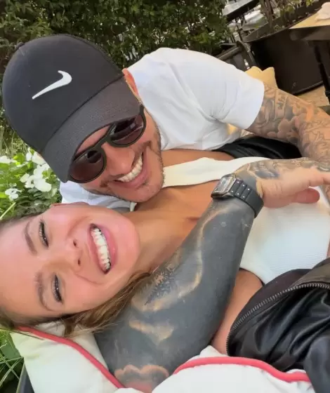 Mauro Icardi y la China Surez ya estn en el pas