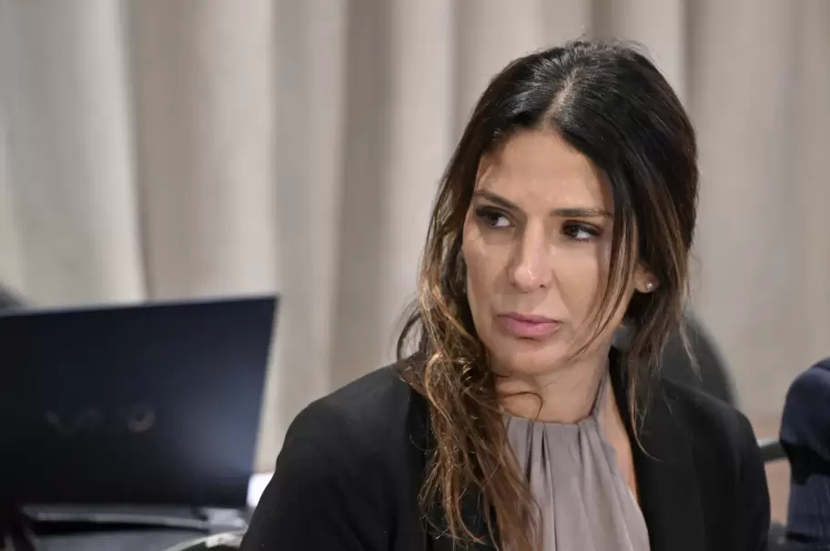 Julieta Makintach el da que tuvo que dar explicaciones a la justicia