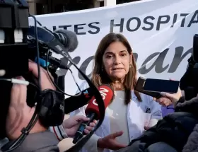 Norma Lezana es una de las referentas m�s importantes en la lucha por la dignidad de los salarios en el Hospital Garrahan.
