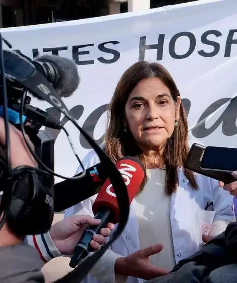 Norma Lezana es una de las delegadas del Hospital Garrahan que m�s se destac� en la lucha.