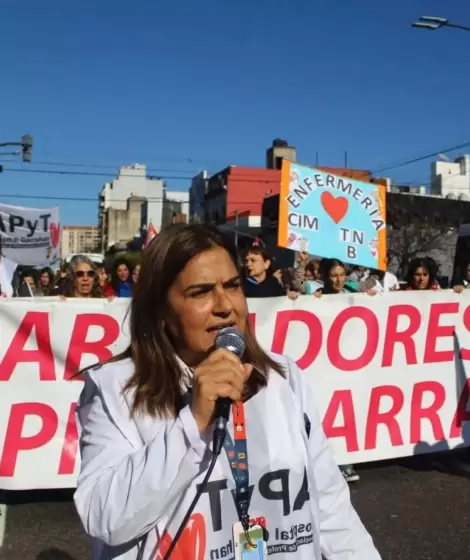 Norma Lezana es una de las referentas ms importantes en la lucha por la dignidad de los salarios en el Hospital Garrahan