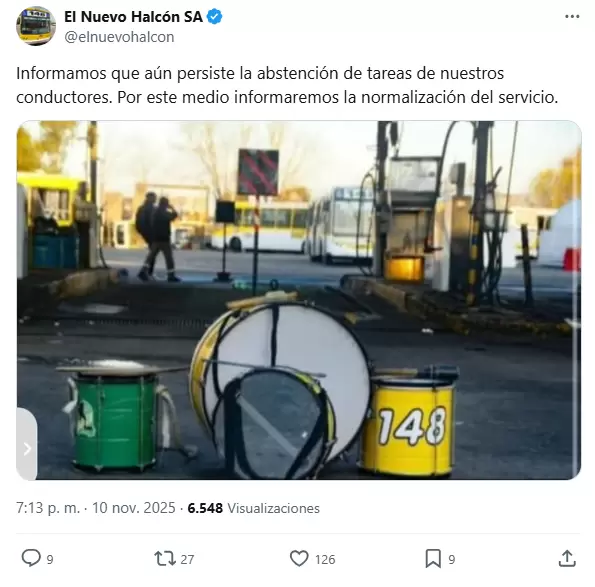 Choferes de colectivos en paro indefinido por la falta de pago