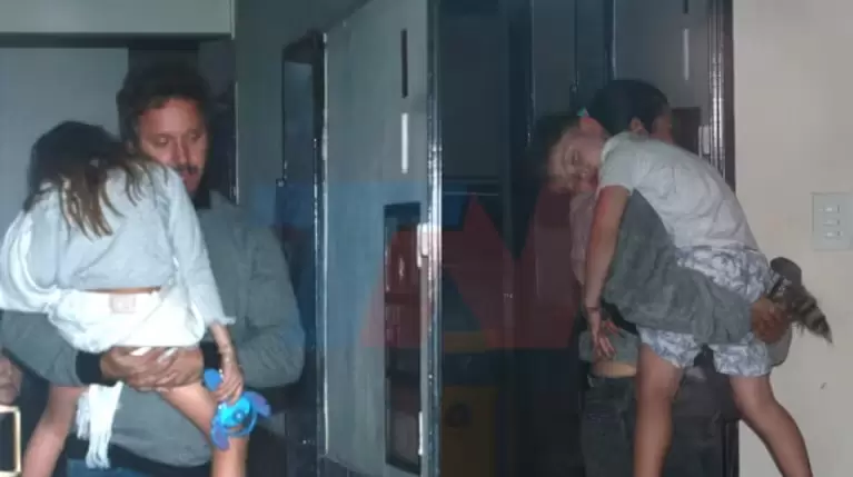 Benjamn Vicua ya se reencontr con sus hijos, Magnolia y Amancio