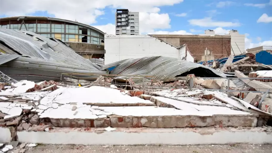 Club Bahiense del Norte tras el temporal