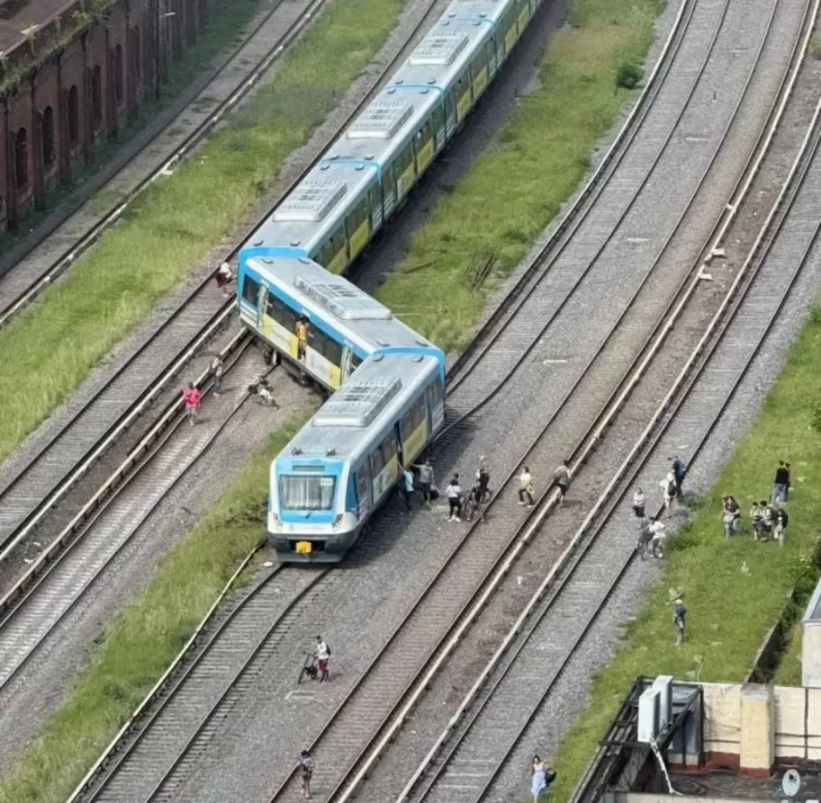 El descarrilamiento del Sarmiento