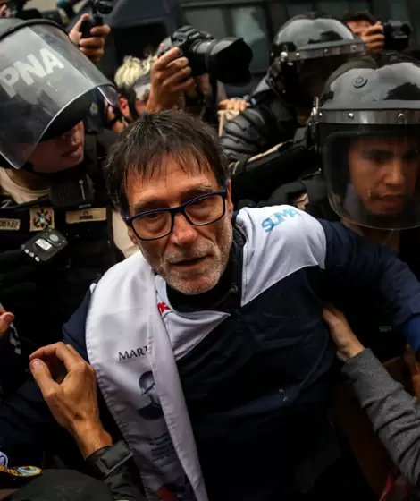 Padre Paco en una manifestacin