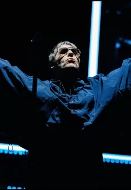 Liam Gallagher, el d�a que brill� con su Oasis en la vuelta a la Argentina tras 16 a�os.