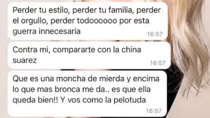 El mensaje de Mauro Icardi donde llamó "moncha" a la China Suárez