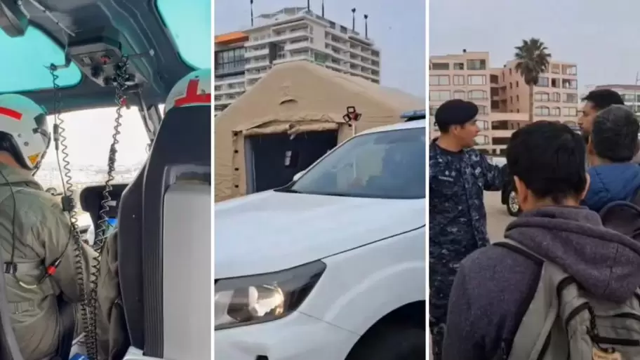 Cinco adolescentes argentinos se metieron al mar en Chile y uno no sali