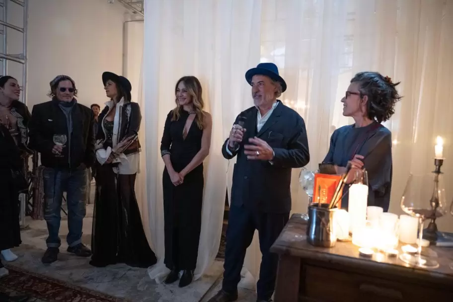 Antes de los agradecimientos, Rodr�guez cont� que hab�a estado durante la tarde grabando m�sica junto a Depp