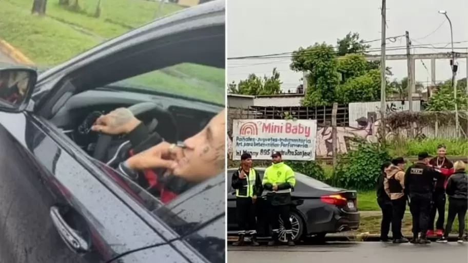 L-Gante fue demorado en un control policial