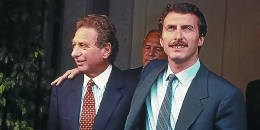 Franco y Mauricio Macri.