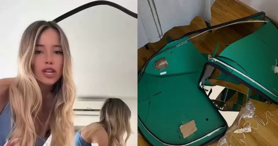 Zoe Bogach se quedó sin canje y con cortes en el cuerpo