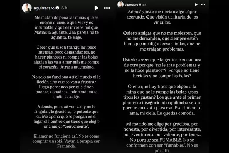 El descargo de la directora de Envidiosa