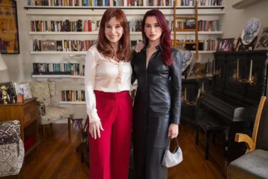 Fakeman también se tragó la fake de la visita de Dua Lipa a CFK