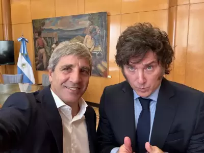 Luis Caputo y Javier Milei