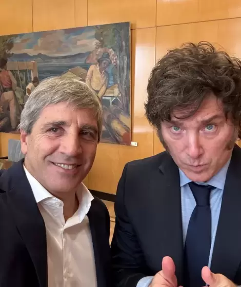 Luis Caputo y Javier Milei