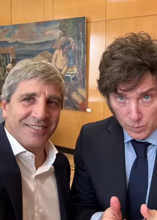 Luis Caputo y Javier Milei