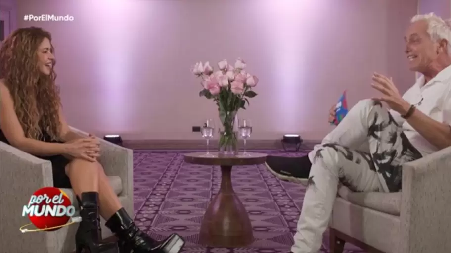 Shakira fue entrevistada por Marley en Telefe.