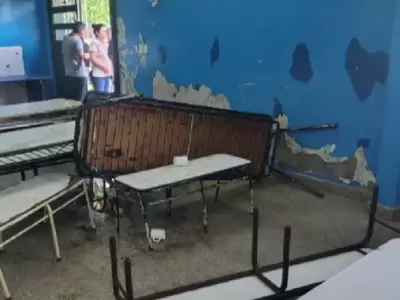 Violencia en una escuela de Grand Bourg