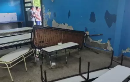 Violencia en una escuela de Grand Bourg
