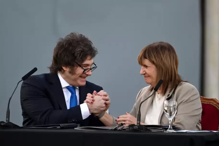 Javier Milei y Patricia Bullrich