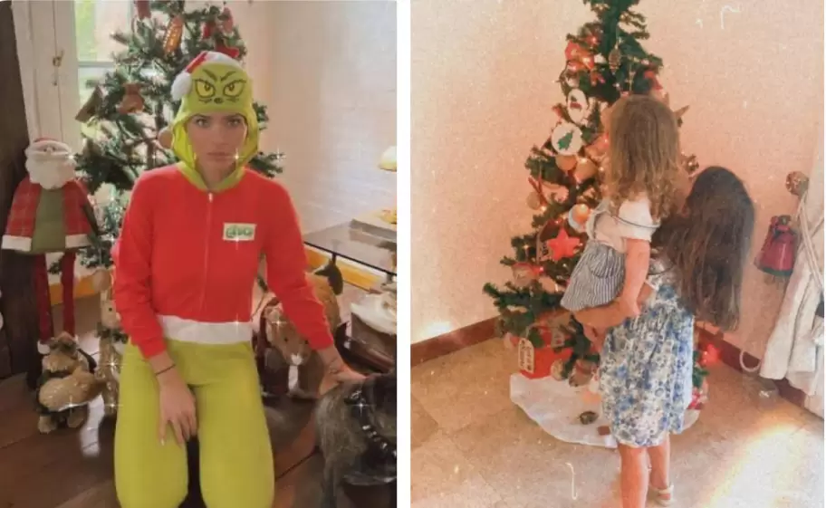 En redes sociales, compararon las decoraciones navideñas de la China Suárez antes de estar con Mauro Icardi