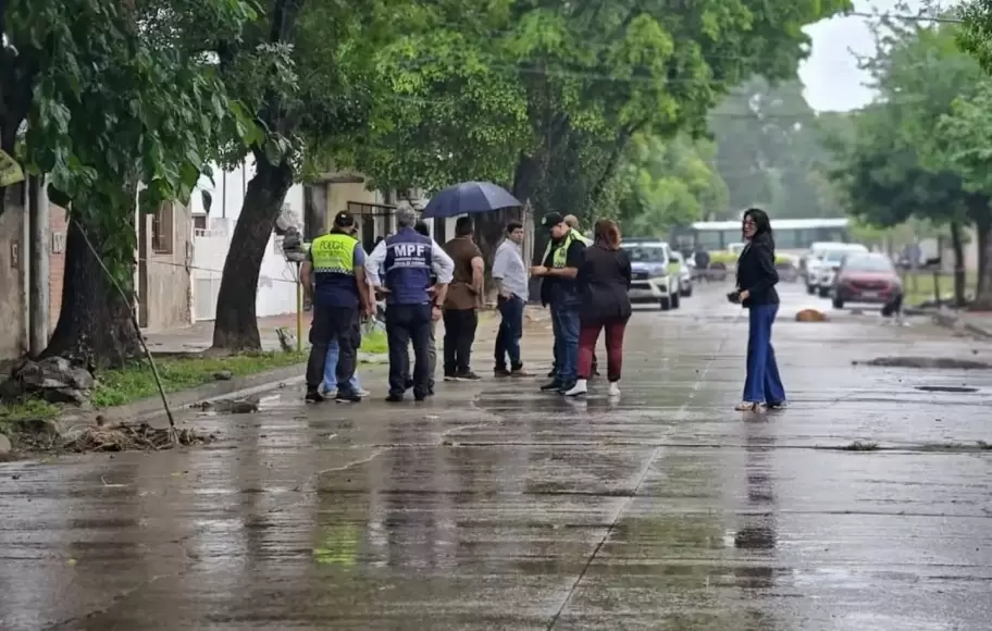 La Polica de Tucumn en la escena del crimen del menor de 10 aos ahorcado por un adolescente de 16.