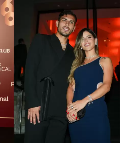 Patricia Bullrich, Leandro Paredes acompaado de su mujer y Wanda Nara