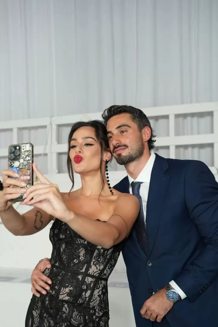 Flor Jazmín Peña y Nico Occhiato en la gala de Gente