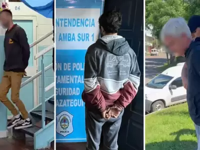 Los tres detenidos de la Operacin Proteccin de las Infancias VI.