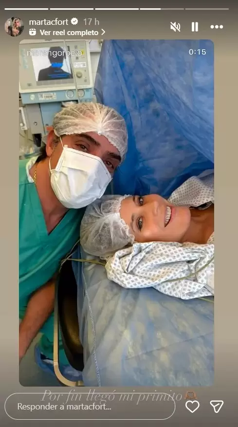 El mensaje de Martita Fort por el nacimiento del hijo de Roco Marengo y Eduardo Fort