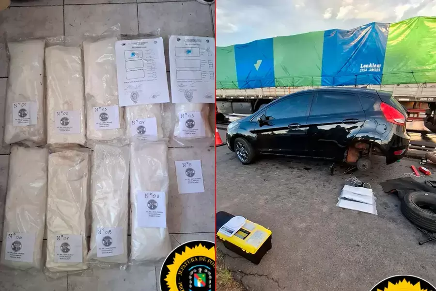 Descubren a una agente de la Polica Federal con 14 kilos de cocana