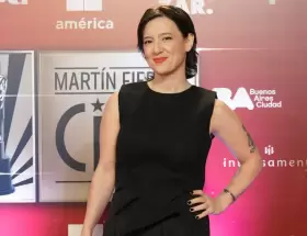 Malena Pichot en la entrega de los Mart�n Fierro.