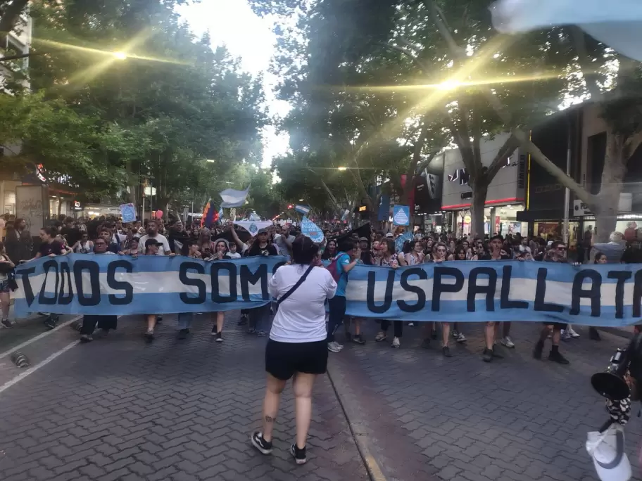 Masivas movilizaciones en Uspallata, Mendoza