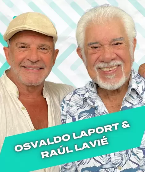 Osvaldo Laport y Ral Lavi