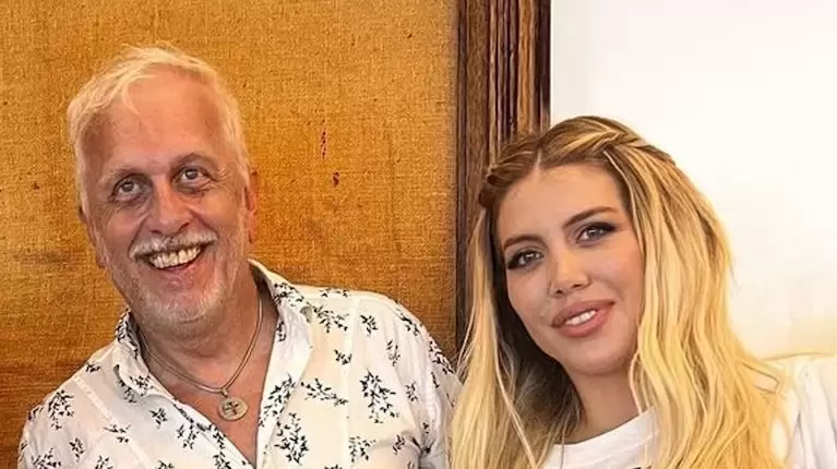 Luego de años de conflictos, Wanda Nara hizo las paces con su papá