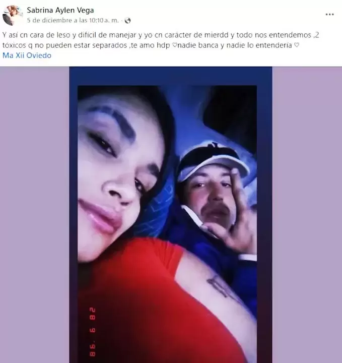 El último posteo de Sabrina