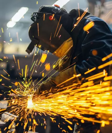 El sector metal�rgico se vio afectado por la recesi�n.