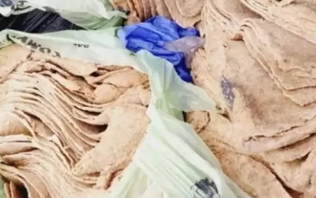 Decomisan "milanesas" hechas con papel higinico en plena fiesta patronal