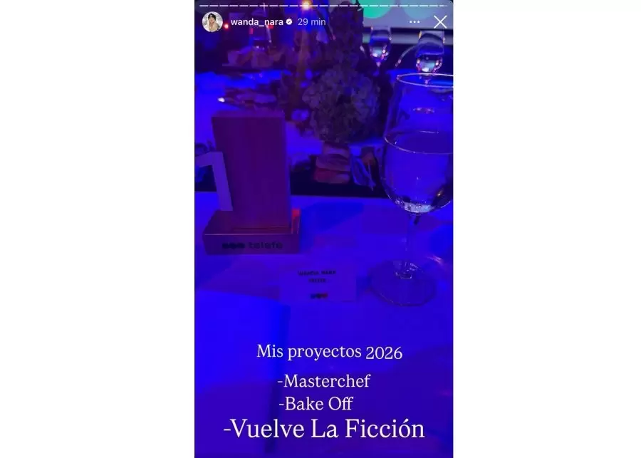 Wanda Nara presumió que haría Bake Off en el 2026